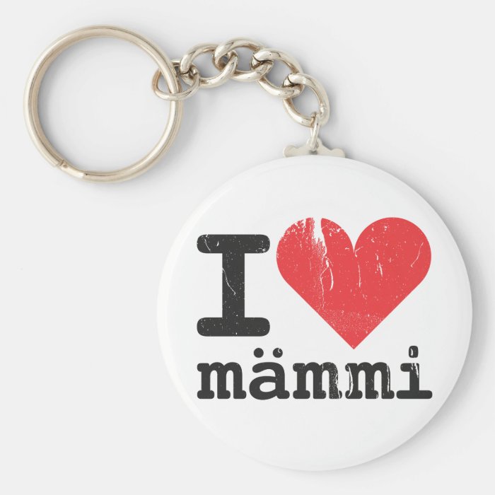 I Love Mämmi Keychain