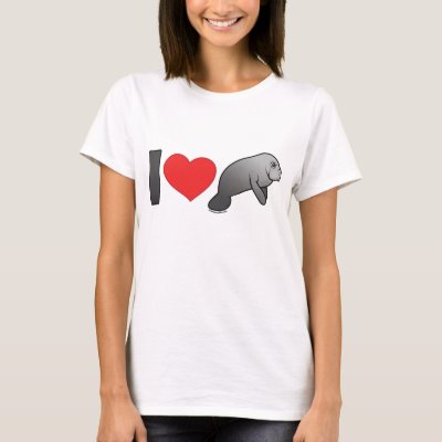 I Love Manatees T-Shirt
