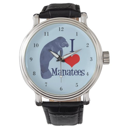I Love Manatees Watch