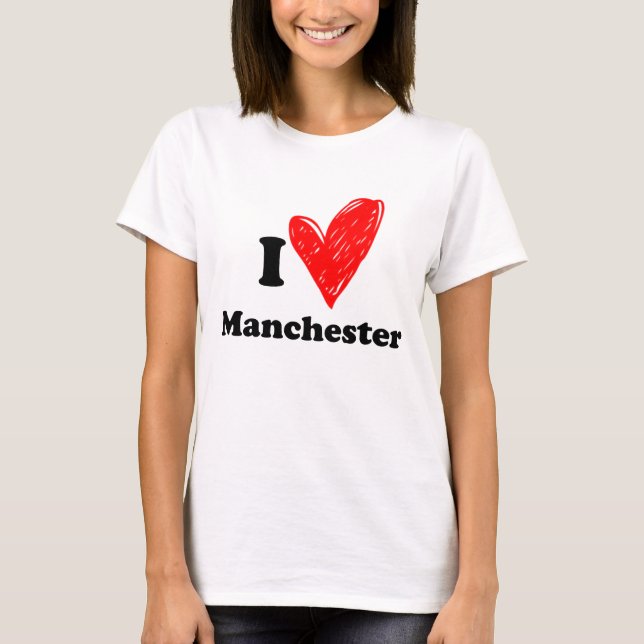 I love Manchester T-Shirt (Front)