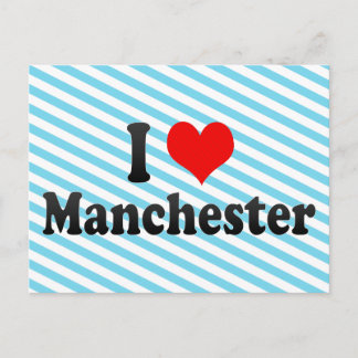 I Love Manchester, United Kingdom Postcard