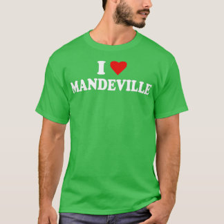 I Love Mandeville Louisiana  T-Shirt