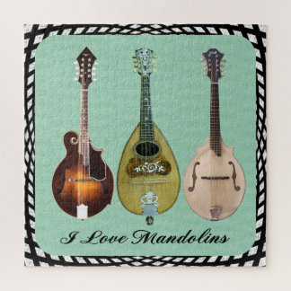 I LOVE MANDOLINS JIGSAW PUZZLE