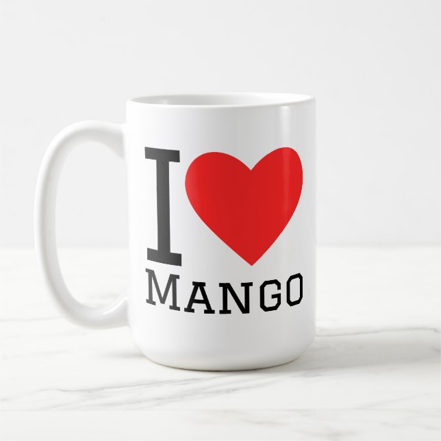  I love mango  Coffee Mug (Left)