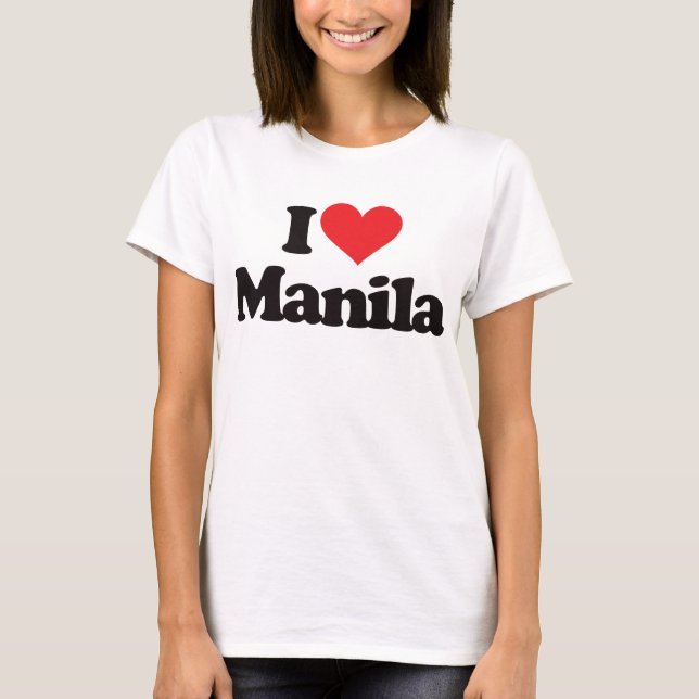 I Love Manila T-Shirt (Front)