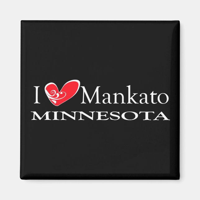 I Love Mankato Minnesota Magnet (Front)