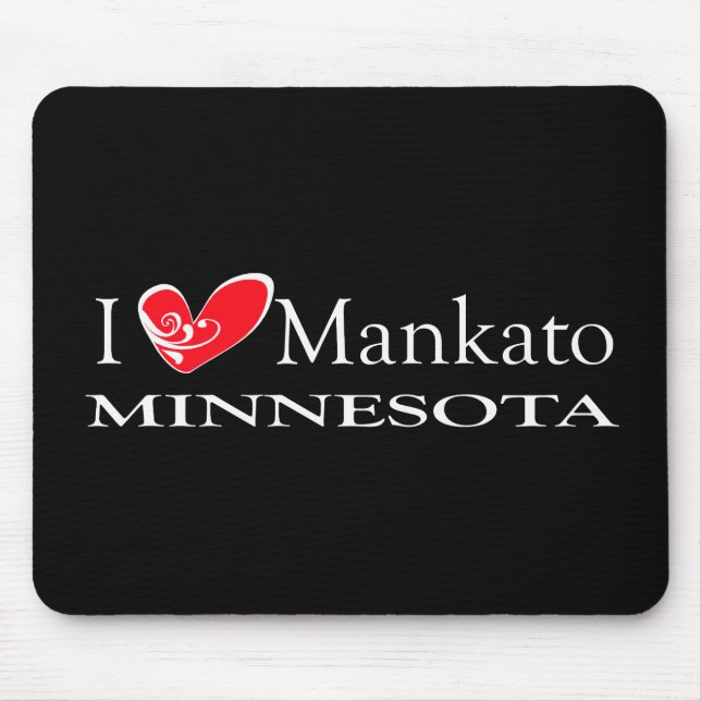 I Love Mankato Minnesota Mouse Pad (Front)
