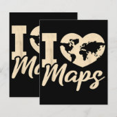 I Love Maps, Geography (Front/Back)