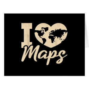I Love Maps, Geography Cards