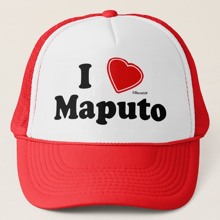I Love Maputo Mesh Hat