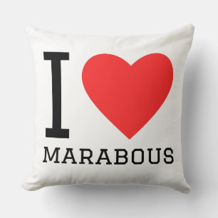 I love marabous throw pillow