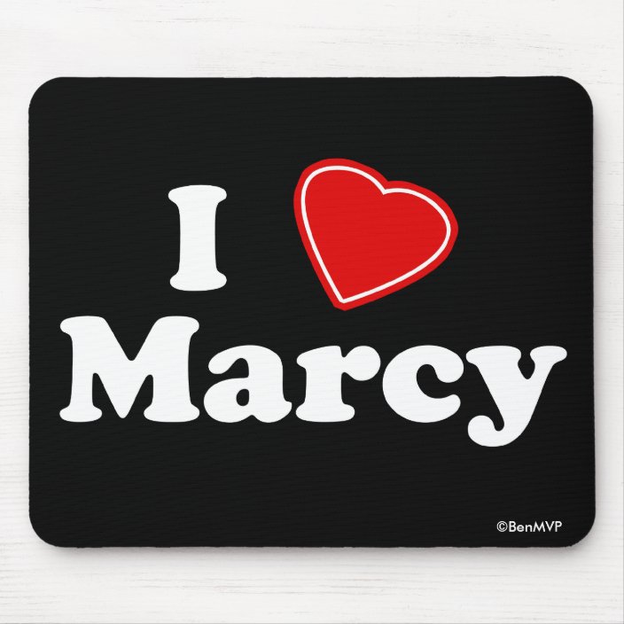 I Love Marcy Mousepad