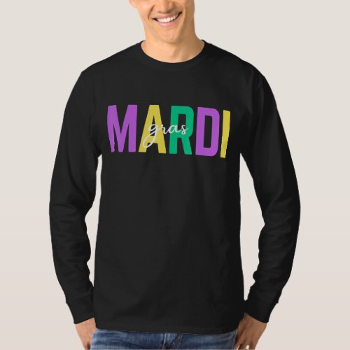 I Love Mardi Gras  Carnival Cute Parade T_Shirt
