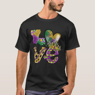 I Love Mardi Gras Mardi Gras For Girls Kids T-Shirt