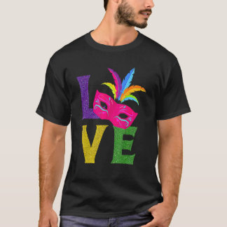 I Love Mardi Gras New Orlean Festival Mardi Gras T-Shirt
