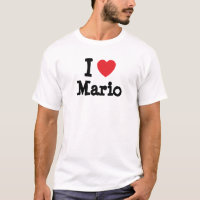 I love Mario heart T-Shirt