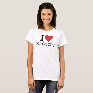 I ❤️ Love Marketing for Employees CUSTOM Women's T-Shirt