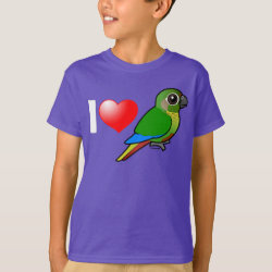 I Love Maroon-bellied Conures Men's Bella+Canvas Full-Zip Hoodie