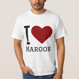 I love maroon square sticker T-Shirt