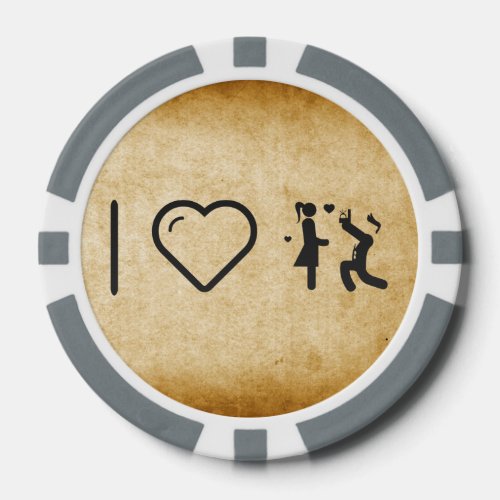 I Love Marrying Poker Chips