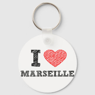 I-love-Marseille Keychain