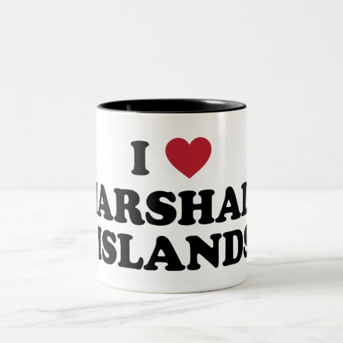 I Love Marshall Islands Two_Tone Coffee Mug