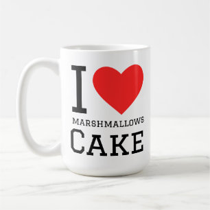 I love Marshmallow cake  Coffee Mug