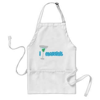 I love Martinis Adult Apron