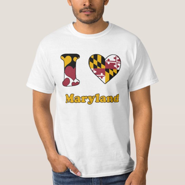 I love Maryland T-Shirt (Front)