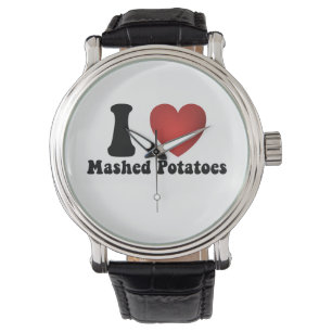 I Love Mashed Potatoes Thanksgiving Dinner Gift Watch