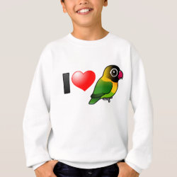 I Love Masked Lovebirds Kids' American Apparel Organic T-Shirt