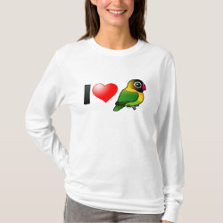 I Love Masked Lovebirds Women's Bella+Canvas Long Sleeve T-Shirt