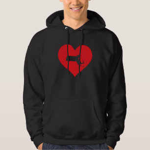 I Love Massachusetts Heart  Resident State Pride Hoodie
