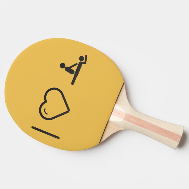 I Love Massage Ping Pong Paddle (Side)