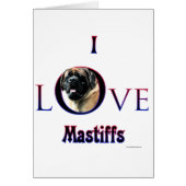 I Love Mastiffs apricot (Front)