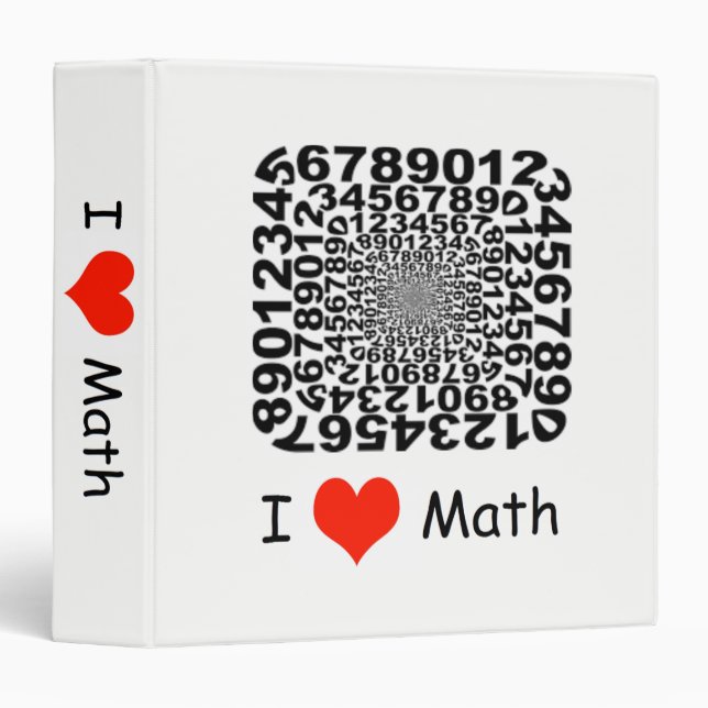 I Love Math Binder (Front/Spine)