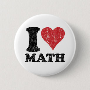 I Love Math Button