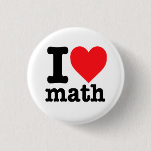 "I love math" Button