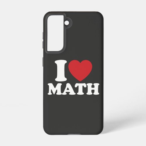 I Love Math I Heart Groovy Retro Samsung Galaxy S21 Case