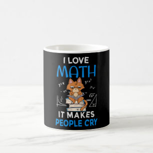 I Love Math It Makes People Cry Coffee Mug