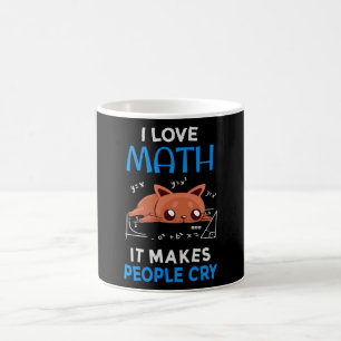 I Love Math It Makes People Cry Coffee Mug