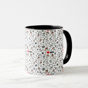 I Love Math Mathematics Symbols Mug