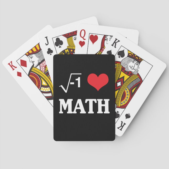 I Love Math Poker Cards (Back)