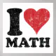 I Love Math Poster Print | Zazzle