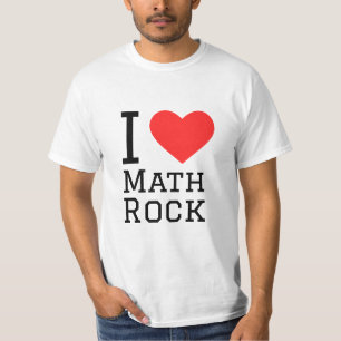 I love math rock square sticker T-Shirt