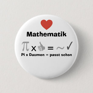 I love mathematics button