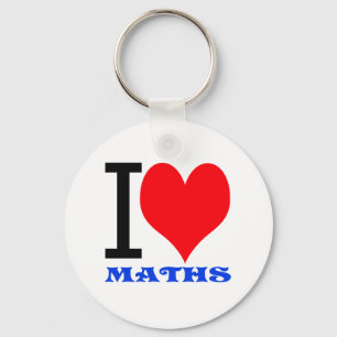 I love maths keychain