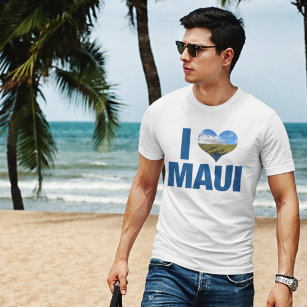 I Love Maui Hawaii Cute Hawaiian Vacation T-Shirt