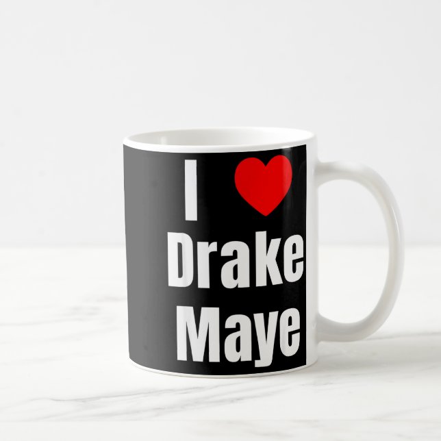 I Love Maye Qb Football Fan  Coffee Mug (Right)