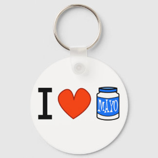 I Love Mayo! Keychain